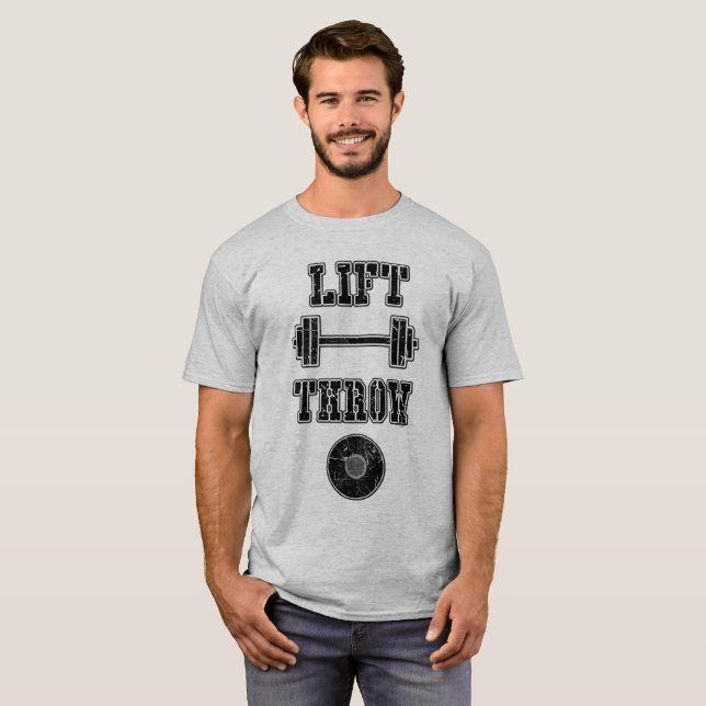 Camisa del lanzador de disco del atletismo (Anverso completo)