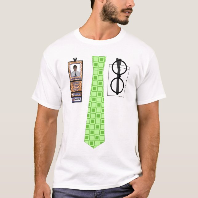 camisa del lazo de los cuadrados del "theCUBICLE" (Anverso)