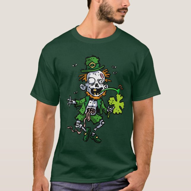 Camisa del Leprechaun del zombi (Anverso)