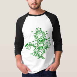 Camisa del Leprechaun del zombi