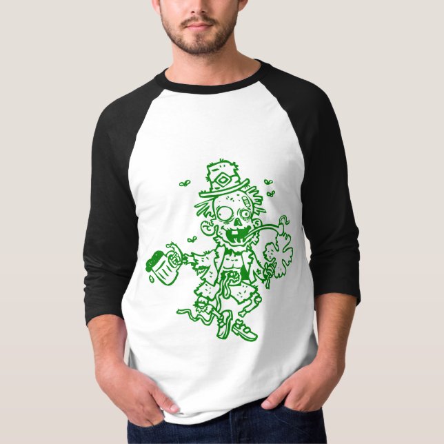 Camisa del Leprechaun del zombi (Anverso)