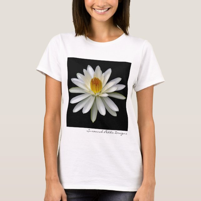Camisa del lirio de agua blanca (Anverso)