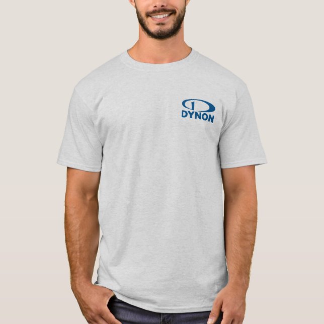 Camisa del logotipo de Dynon - ceniza (Anverso)
