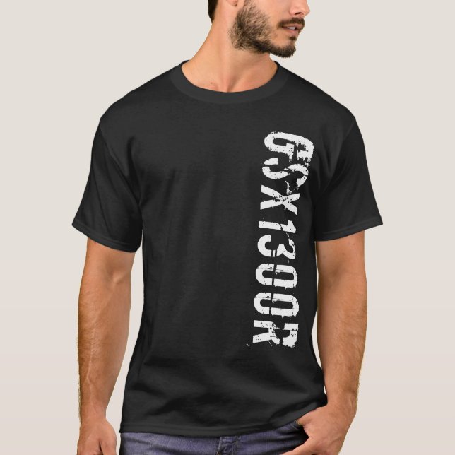 Camisa del logotipo de GSX1300R Vert (Anverso)