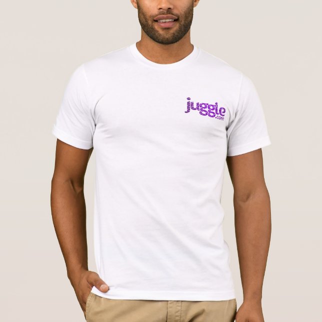 camisa del logotipo de Juggle.com (Anverso)