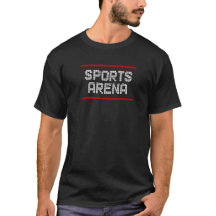 Camisa del logotipo de la arena deportiva