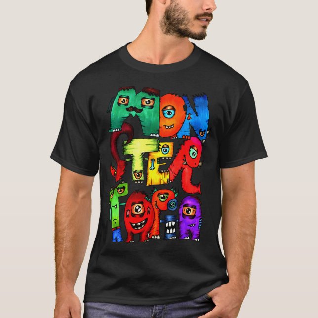 Camisa del logotipo de MonsterTopia (Anverso)