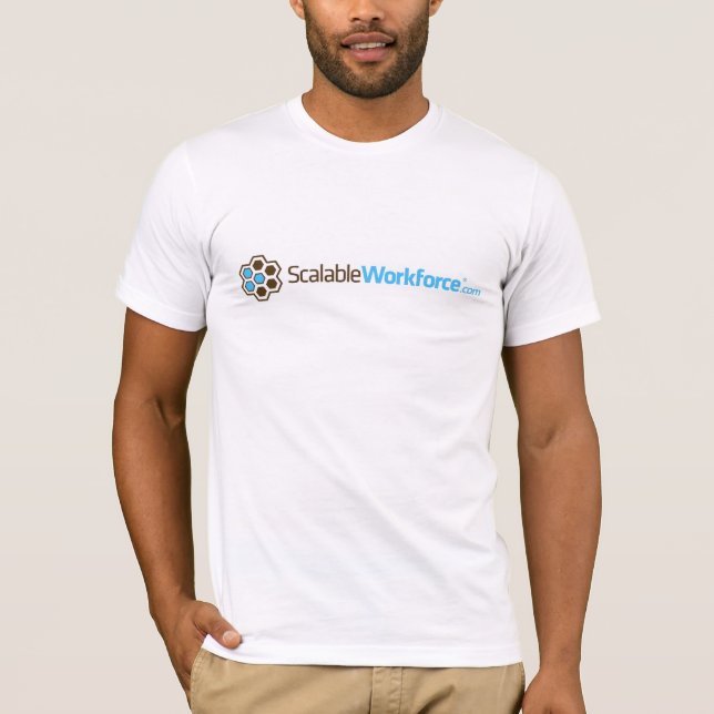 camisa del logotipo de ScalableWorkforce.com (Anverso)