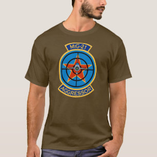 Camisa del logotipo del agresor MiG-21