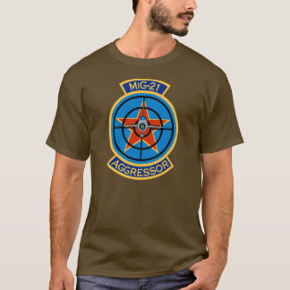 Camisa del logotipo del agresor MiG-21