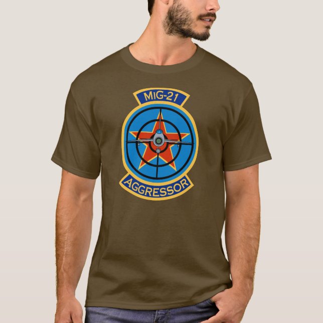 Camisa del logotipo del agresor MiG-21 (Anverso)