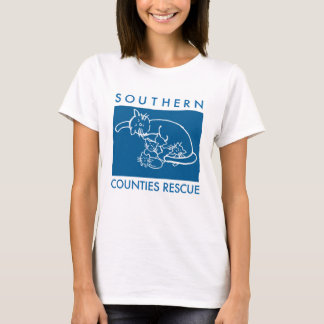 Camisa del logotipo del gatito (logotipo azul)