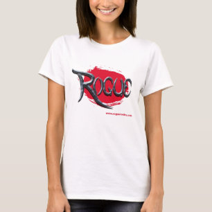 Camisa del logotipo del granuja de las mujeres