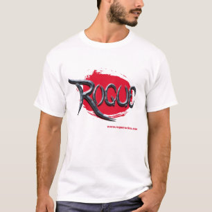Camisa del logotipo del granuja de los hombres