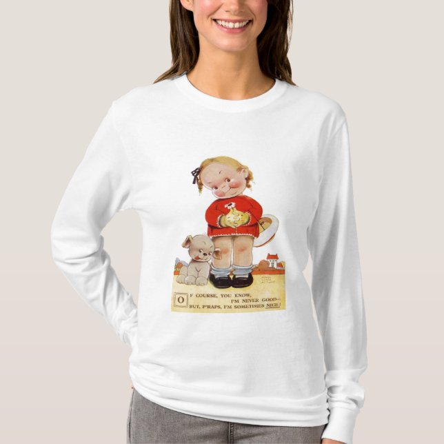 Camisa del LS de las señoras de la muñeca del (Anverso)