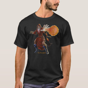 Camisa del mago de la bola de fuego