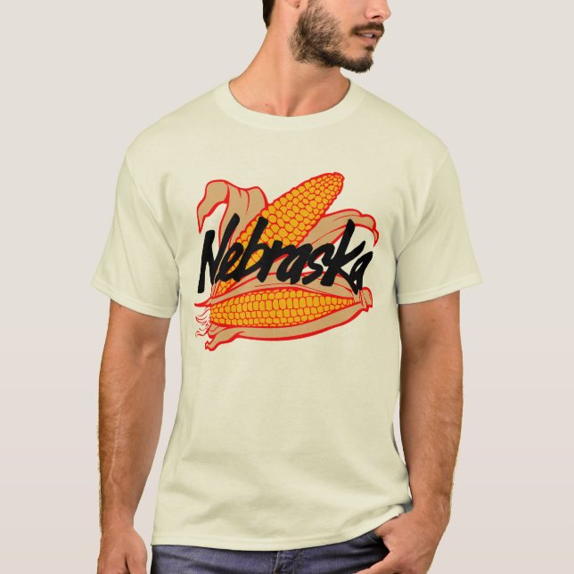 Camisa del maíz de Nebraska del vintage (Anverso)