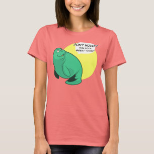 Camisa del Manatee que calma [mujeres]