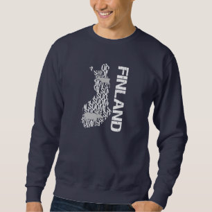 Camisa del MAPA de FINLANDIA - elija el estilo y