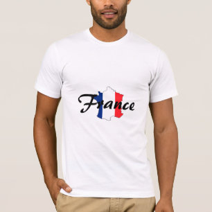Camisa del mapa de Francia