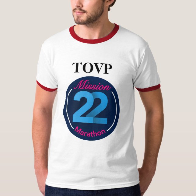 Camisa del MARATÓN de la MISIÓN 22 de TOVP (Anverso)