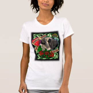 Camisa del mastín del tatuaje