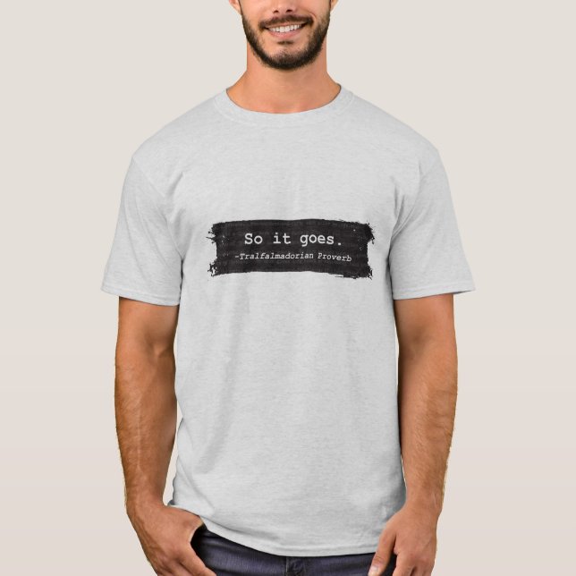 Camisa del matadero cinco de Kurt Vonnegut (Anverso)