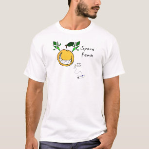 Camisa del melocotón del espacio