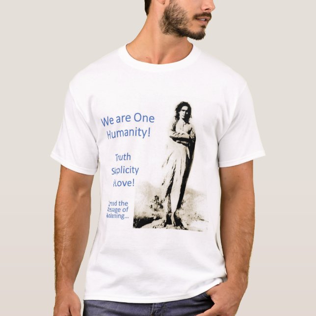Camisa del mensaje de Babaji (Anverso)