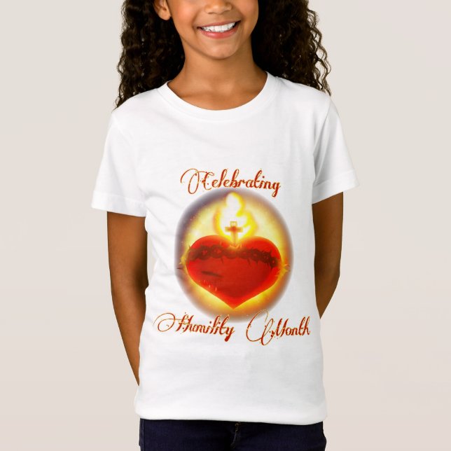 Camisa del mes de la humildad de los chicas (Anverso)