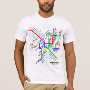 Camisa del metro de la C.C. de Washington