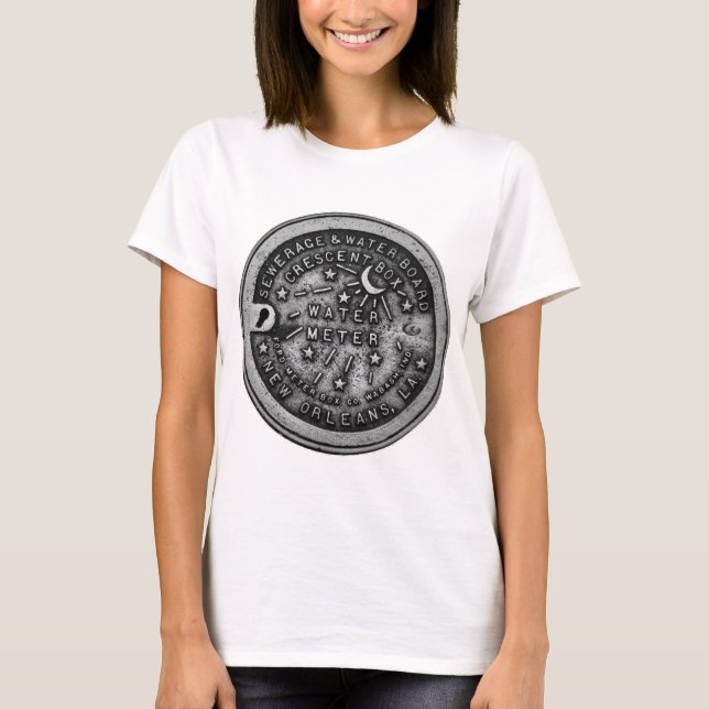 Camisa del metro del agua de Nueva Orleans (Anverso)