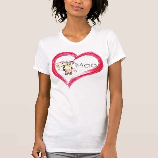 Camisa del MOO del amor (Anverso)