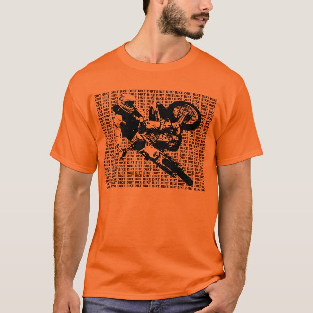 Camisa del motocrós de la bici de la suciedad (Anverso)