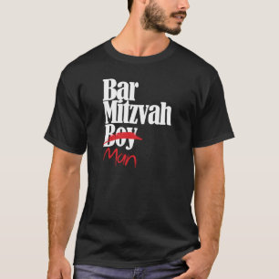Camisa del muchacho de Mitzvah de la barra
