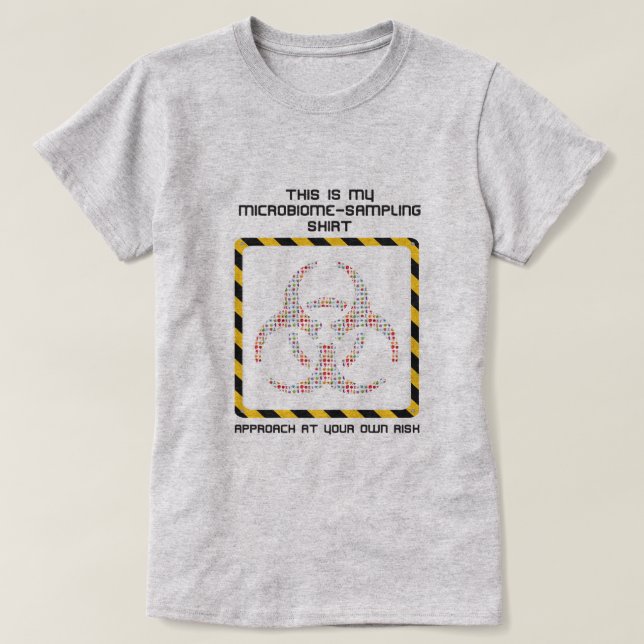 Camisa del muestreo de Microbiome (Biohazard) - (Diseño del anverso)