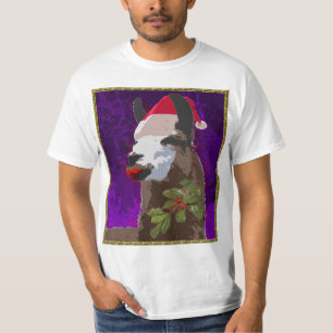 Camisa del navidad de la llama del drama - púrpur
