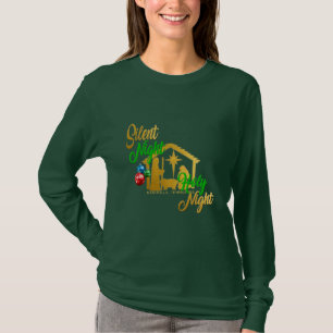 Camisa del navidad de las mujeres santas de la