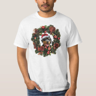 Camisa del navidad de Rottweiler