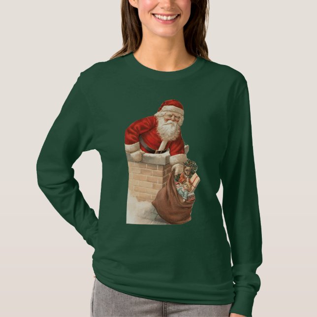 Camisa del navidad de Santa del Victorian (Anverso)
