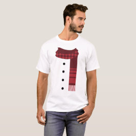 Camisa del navidad del invierno del muñeco de