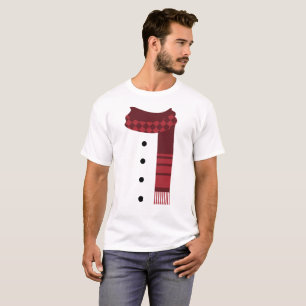 Camisa del navidad del invierno del muñeco de