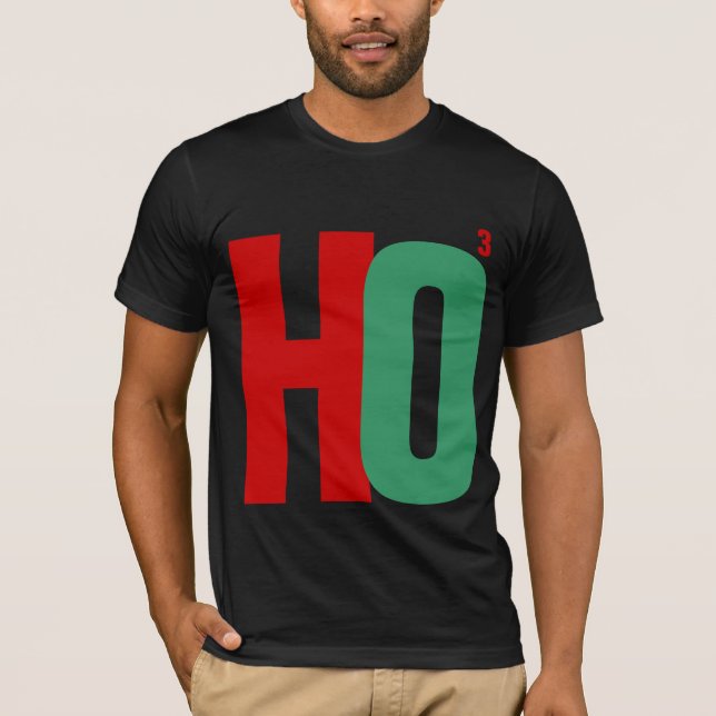 Camisa del navidad HO3 (Ho Ho Ho) (Anverso)