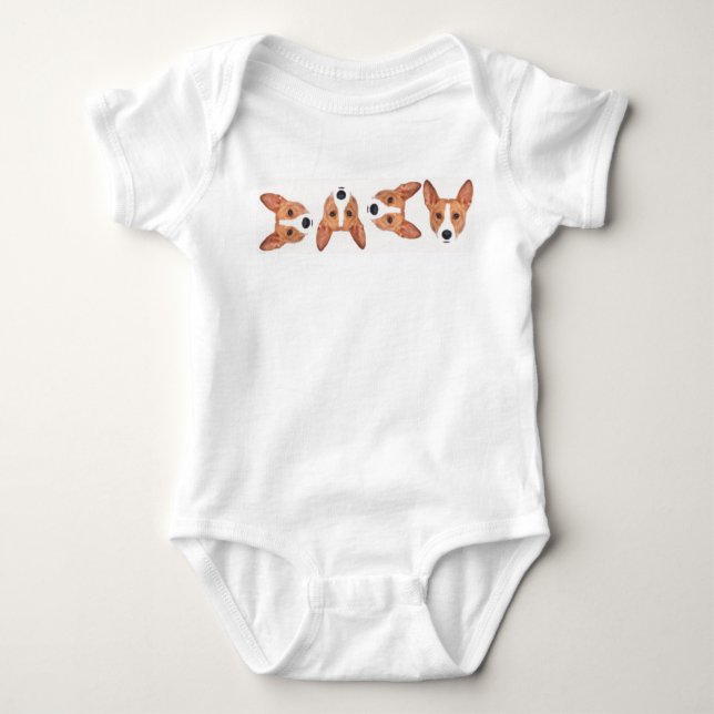 Camisa del niño de Basenji (Anverso)