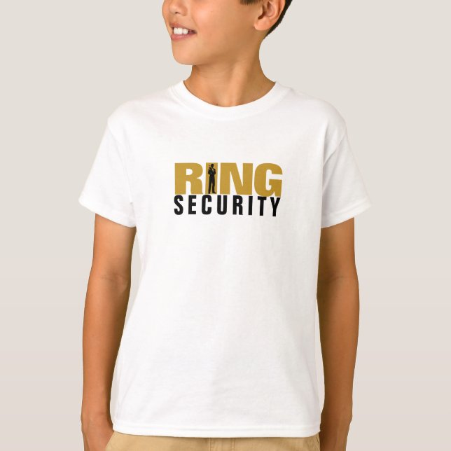 Camisa del niño del anillo de la seguridad del (Anverso)