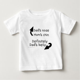 Camisa del niño del Belly de los papás