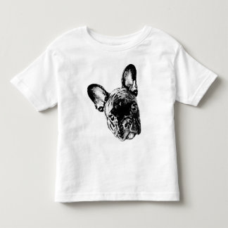 Camisa del niño del bulldog francés