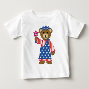 Camisa del niño del oso de Indepependence