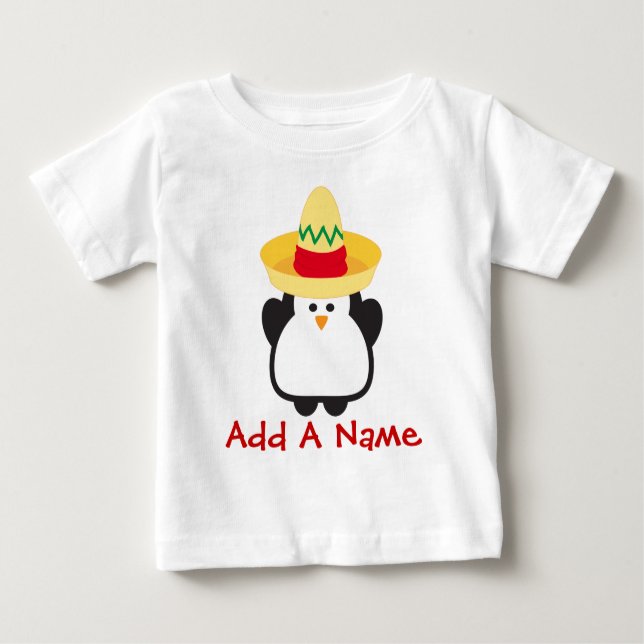 Camisa del niño del pingüino de Cinco de Mayo (Anverso)
