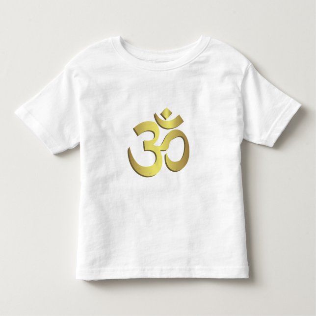 Camisa del niño del símbolo de la yoga de OM (Aum) (Anverso)